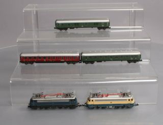 Trix N Scale Vintage Db Electric Locomotives & Passenger Cars [5]