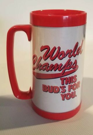 1982 St.  Louis Cardinals World Series Champions Budweiser Mug Thermo Serv 2