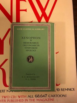 Awesome Vintage Loeb Classical Library Xenophon