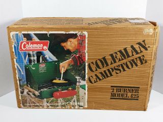 Vintage Coleman Two Burner Stove Model 425f499