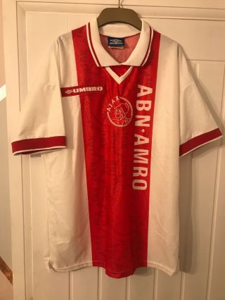 Ajax Amsterdam 1991/1992/1993 Home Football Shirt Jersey Umbro Vintage