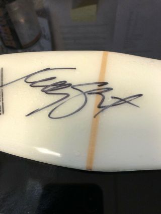 Kelly Slater Signed Mini Surfboard Psa