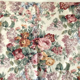 Two Vintage Ralph Lauren Allison Cottage Floral Standard Pillow Cases