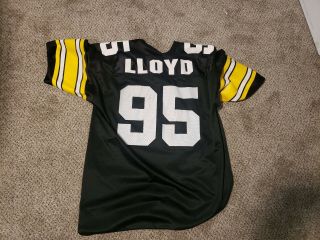 Vintage Logo Athletic Pittsburgh Steelers Greg Lloyd 95 Jersey Men’s Size Large