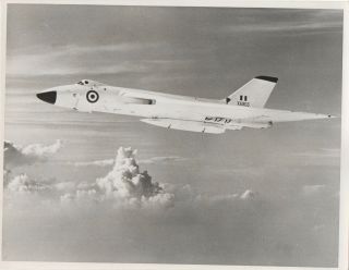 Large Vintage Photo - Avro Vulcan Xa903 In - Flight