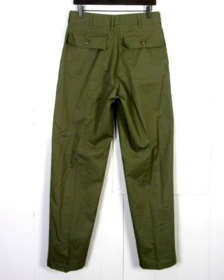 vtg 70s post Vietnam Era OG - 507 US Army Uniform Utility Pants Ideal Zip 31 X 32 2