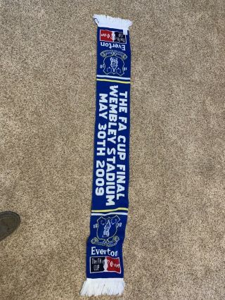 Everton Fc Scarf Fa Cup May 30th 2009