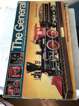 Vintage Mpc The General 4 - 4 - 0 Wood Burning Steam Locomotive 1/25 Scale 1 - 2001