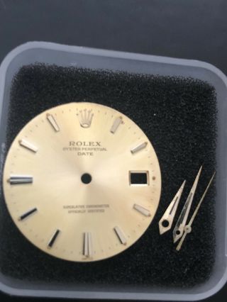Rolex Date 1500 Vintage Dial 100 With Rare Dauphine Hands Cal.  1560/70