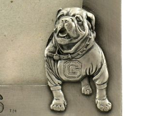 University of Georgia Bulldogs Pewter Picture Frame Holds 3 1/2 by 5 Inch Photo 3