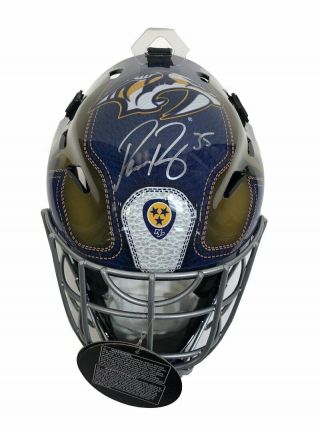 Pekka Rinne Nashville Predators Nhl Autographed Full Sized Goalie Mask