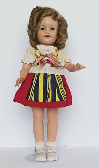 Sweet Ideal 19 " Flirty - Eyed Shirley Temple Doll 1950 