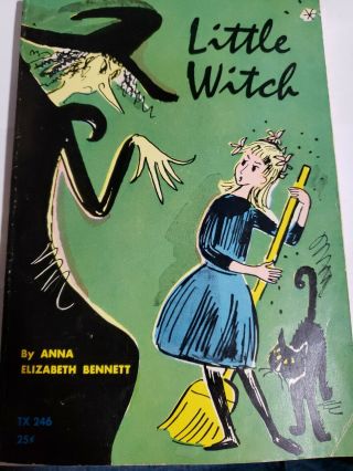 " Little Witch By Anna Elizabeth Bennett (1966 Vintage Scholastic Paperback)