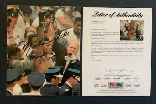 Muhammad Ali Signed 9x11 Book Photo - PSA/DNA - Boxer - Heavyweight Champ 2