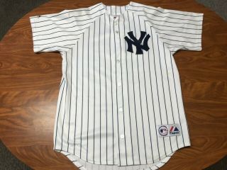 Mens Vintage Majestic Bobby Abreu York Yankees Baseball Jersey Size Medium