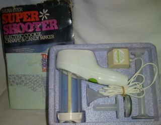 Vintage Wear Ever Shooter Electric Cookie,  Candy Maker Model/70001