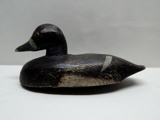 Antique Early Hand Wood Carved Bluehill Duck Decoy / Smith Falls ON 2