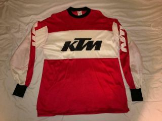 Malcolm Smith Ktm Jersey Large Ama Moto - X Fox Motocross Ahrma Vintage Mx 70s 80s