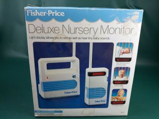 Vintage Fisher Price 1510 Deluxe Nursery Baby Monitor