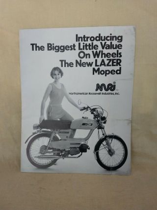 Vintage Lazer Moped Brochure -