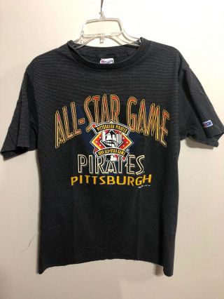 Vintage 1993 Mlb All Star Game Shirt Pittsburgh Pirates Mens L - Made In Usa
