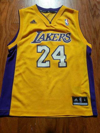 Los Angeles Lakers Jersey Kobe Bryant 24 Youth Size Medium M