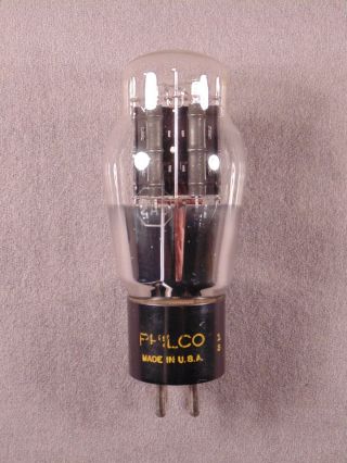 1 2a3 Philco Black Plate Hifi Antique Radio Amp Vacuum Tube Code 1 S