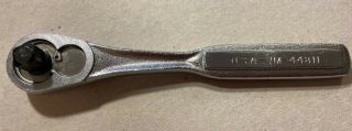 Vintage Craftsman 3/8 " Ratchet Wrench 8 " Long 44811 - Vm - Made In Usa Very