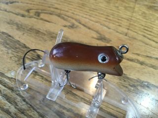 Vintage JC Higgins Mouse Fishing Lure Antique Tackle Box Bait Bass Musky Pike 3