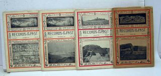 Set Of 4 - Records Of The Past Book - March Sept Oct 1903 & April 1906 (m1164 - Arri)