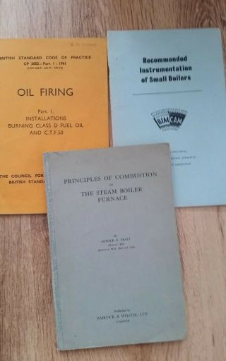 1950 Principles Of Combustion In The Steam Boiler Furnace By Arthur Pratt Plus 2
