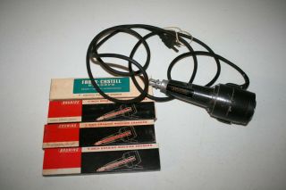 Vintage Charles Bruning Co.  Electric Drafting Eraser Model 87 - 200 With Erasers