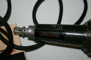 Vintage Charles Bruning Co.  Electric Drafting Eraser Model 87 - 200 with Erasers 3