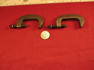 Vintage Matching All Steel Beam Clamps 1 " To 1 1/2 " M/ F.  J.  Gileert 103