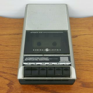Vintage General Electric 3 - 5016c Cassette Tape Player Recorder