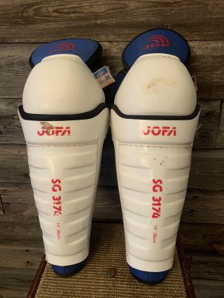 Vintage Jofa Hockey Shin Guards