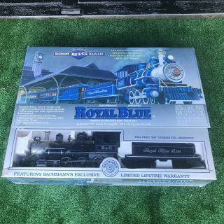 Vintage Bachman Big Hauler Royal Blue Train Set G Scale