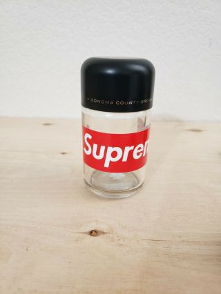 Airtight Smell Proof Supreme Stash Glass Jar Container Recycled Dispensary