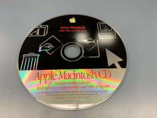 Apple Power Mac Install Cd 5400,  5500,  6500 Series Vintage - 1997 Os 7.  6.  1