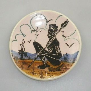 Vintage Guy Boyd Hand Painted Small Plate