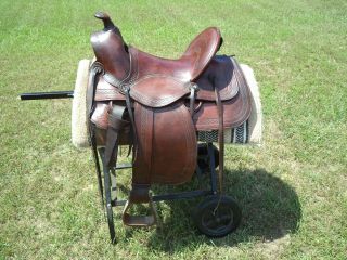 Packer Saddle - Antique - Collector - Rider