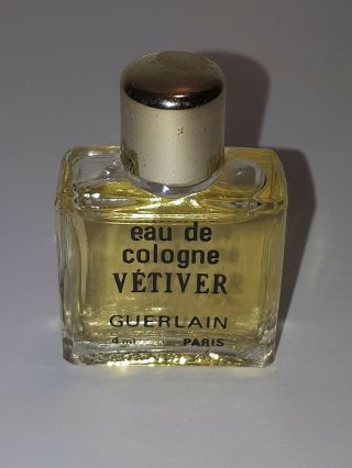 Vintage Guerlain Vetiver Mini Eau De Cologne
