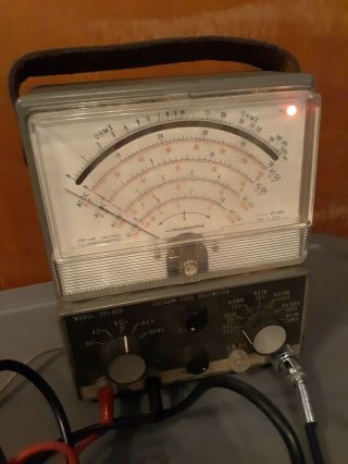 Vintage Micronta Model 22 - 025 Vacuum Tube Voltmeter Tester Analog 2