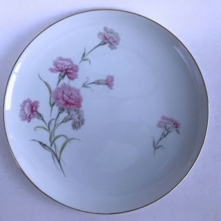 Vintage Royal Court China Carnation Dinner Plate 10 - 1/2 "