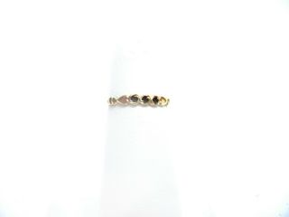 Vintage Yellow Gold Red Stone Child ' s Ring Size 2.  75 2