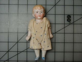 Antique Bisque Doll 5 Inches Tall,  Germany & “4” On Back