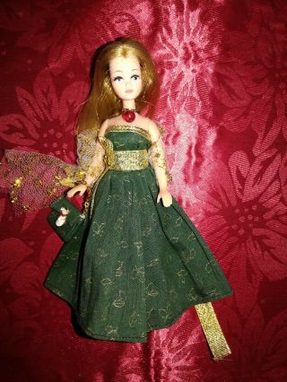 Holiday Pippa Dawn Doll In Ooak Custom Gown From Uk Festive