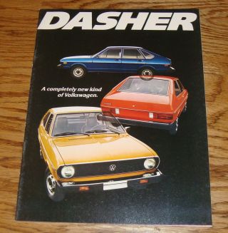 1974 Volkswagen Vw Dasher Sales Brochure 74