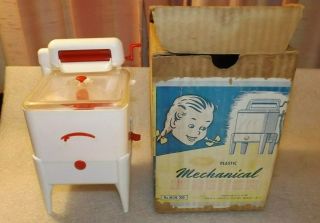 Vintage Ideal Toy Washing Machine L