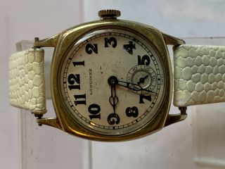 Vintage Longines 14k G.  F.  Art Deco Wrist Watch
